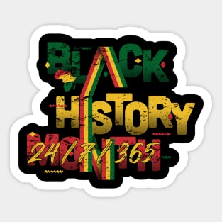 black history month 24/7/365, Sticker